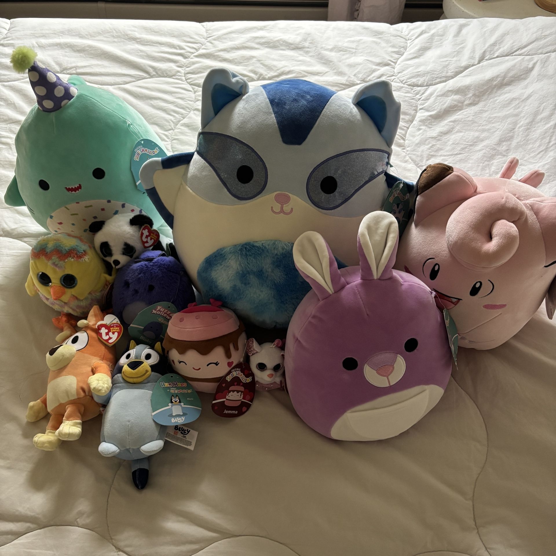 Squishmallow & TY Bundle With Tags