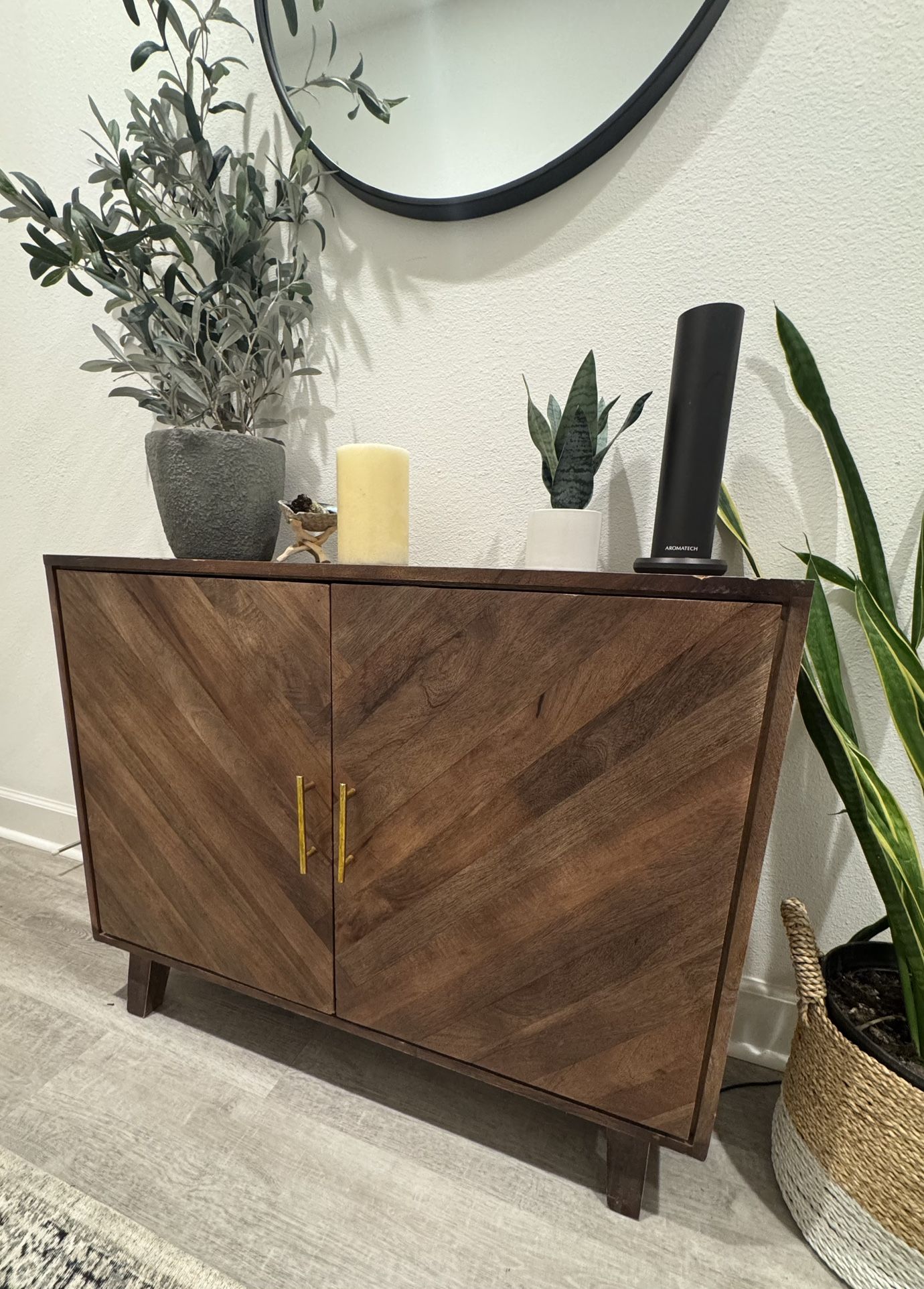 Wooden 2 Door Storage Cabinet