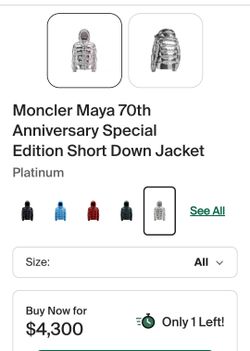Moncler Maya 70th Anniversary Special Edition Short Down Jacket
Platinum