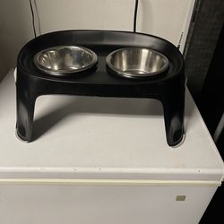 Dog Bowl Off The Floor So Your Pet Doesn’t Have To Bend Down