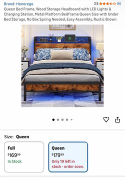 Brand New. Queen size bed