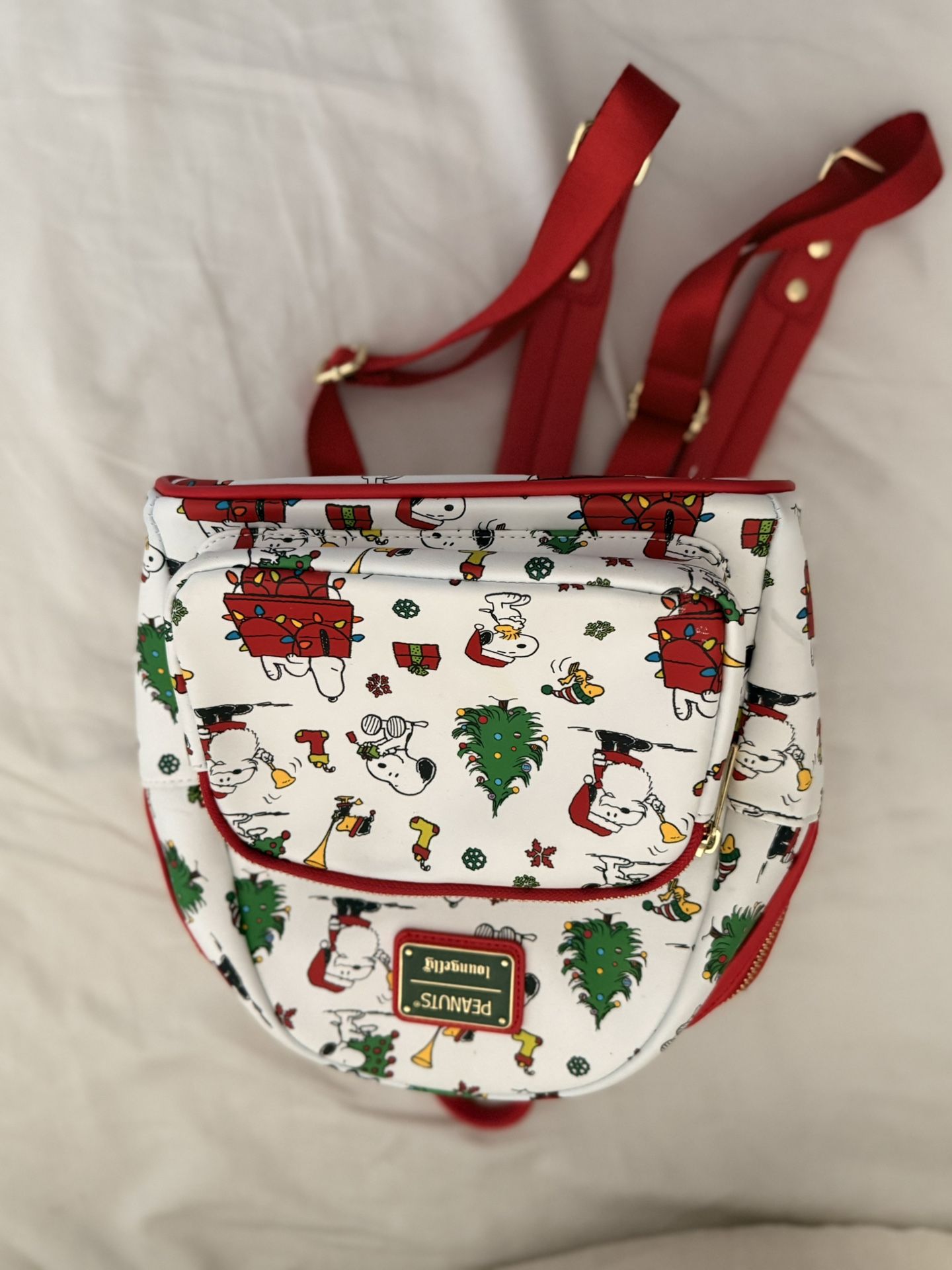 Peanuts Christmas Edition Disney Loungefly Bag