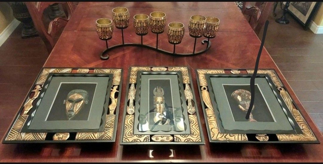 Home Decor Art Pieces And Candle Holders