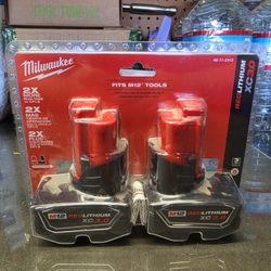 Milwaukee M12 3ah Batteries (2) Brand NEW