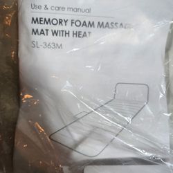 Memory Foam Massager/ Heated Mat