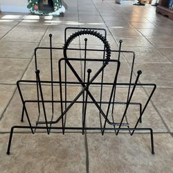 Metal Magazine/Album/Files Floor Rack