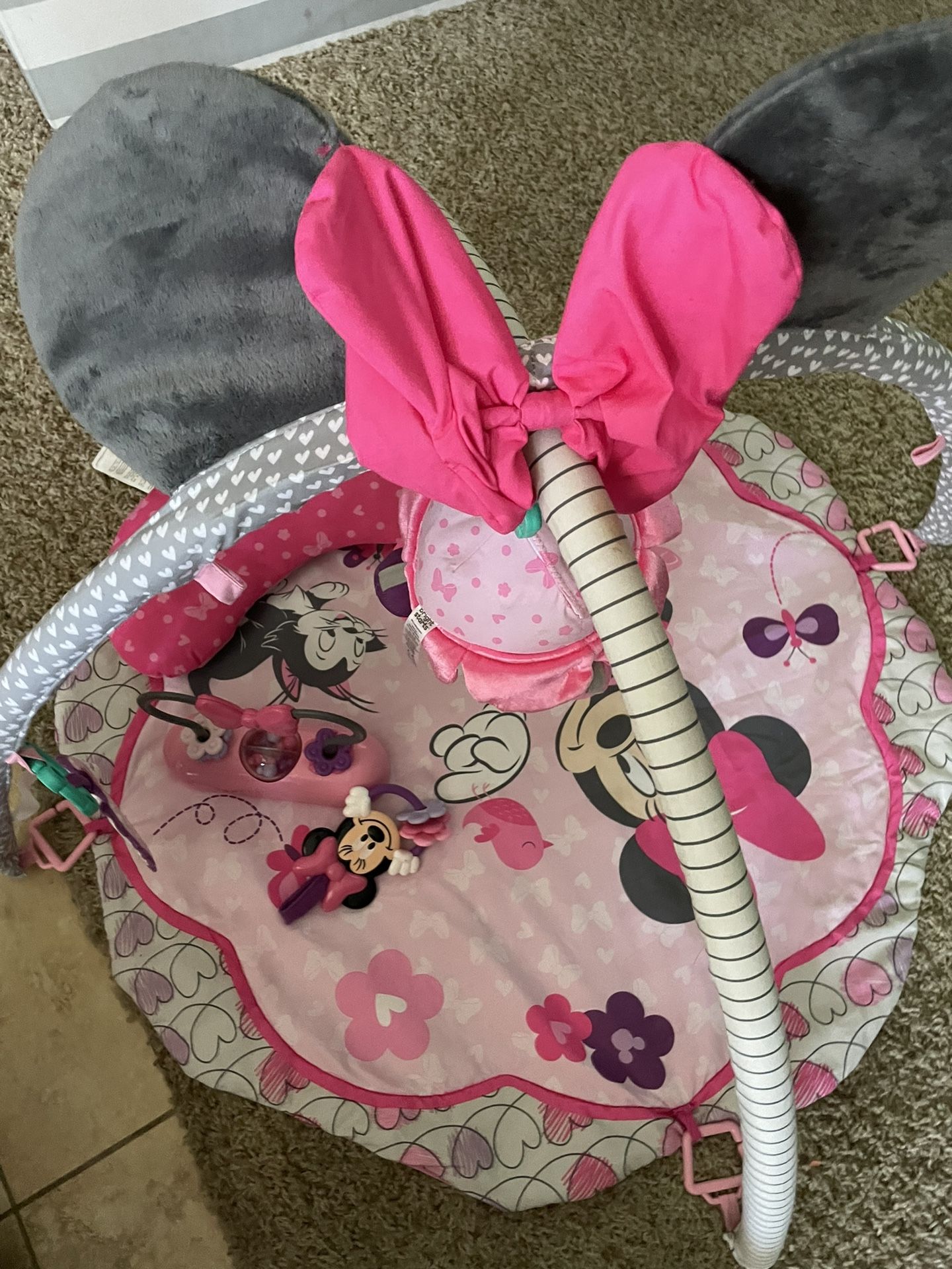 Bright Starts Disney Baby Minnie Mouse Activity Gym Play Mat