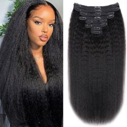 Kinky Weave Clip Ins(Human Hair )