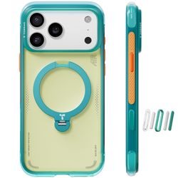 TORRAS Ostand Q3 Air For IPhone 17 Pro Max Case With 360 Magnetic Stand, Fit For MagSafe, Mil-Grade Drop Tested, Camera Control Button, Shockproof Pho