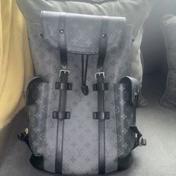 Louis Vuitton Christopher MM Backpack Limited Edition Monogram Eclipse Two-toned 