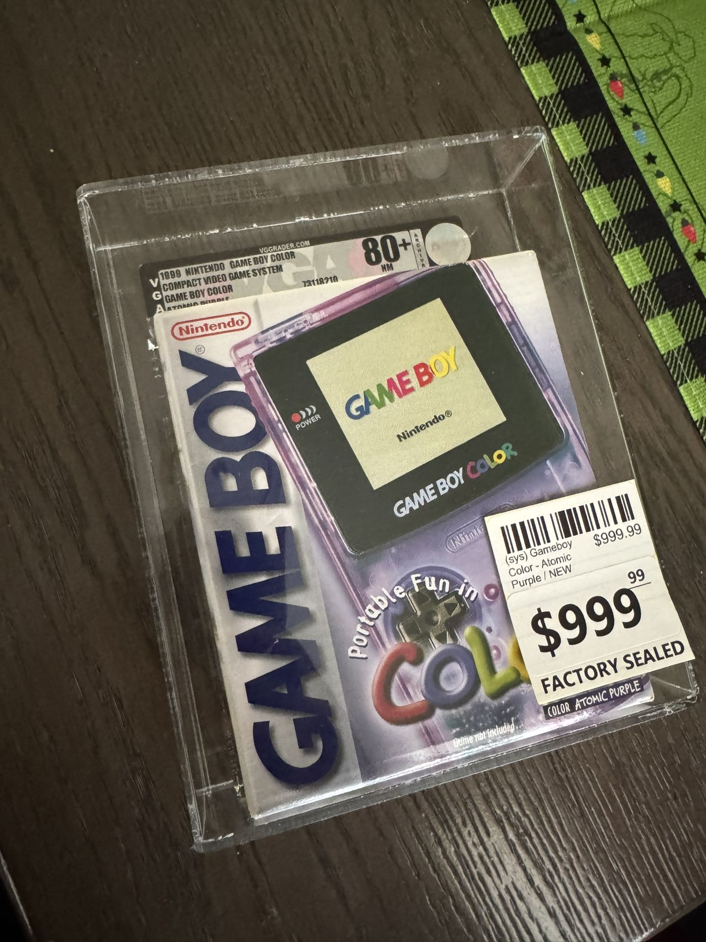 1999 GAMEBOY COLOR GRADED SEALED