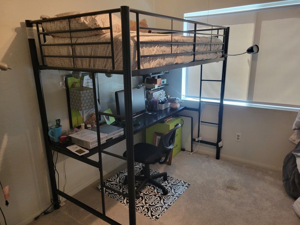 Loft Bed With Desk Under It
