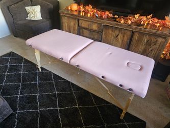Pink Massage Table 350 Lb Weight Capacity
