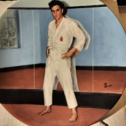 Elvis Presley Karate Plate