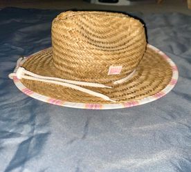 BillaBong Kids Brown Straw Beach Hat