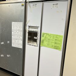 NEW OPEN BOX GE MONOGRAM 36”WIDE PANEL READY REFRIGERATOR 