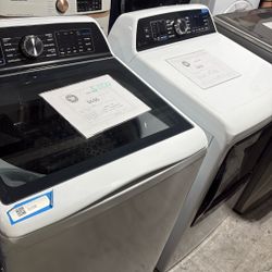 GE Top Load Washer , Electric Dryer 