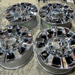 20" 2022 GMC SIERRA CHEVY DENALI 2500HD 3500 HD OEM FACTORY CHROME WHEELS RIMS