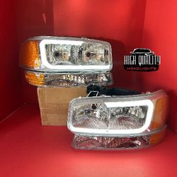 Gmc Sierra 1999. 2006 headlights.
