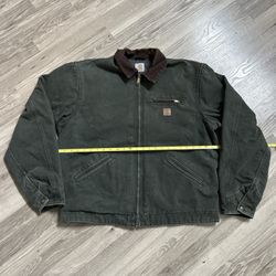 Green Carhartt Detriot Jacket
