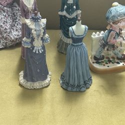 Collectible Doll Set And Bear 