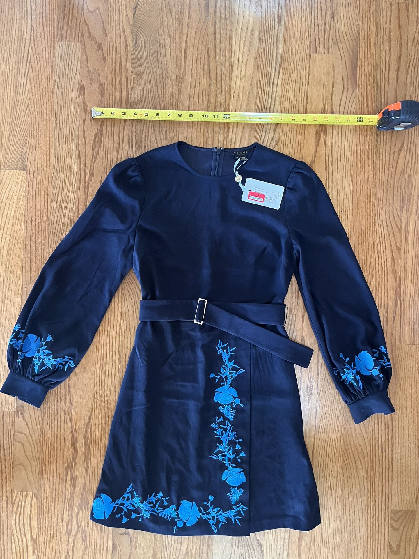 Ted Baker London Women Blue Dress With Belt 