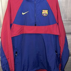 FC BARCELONA 20/21 Windbreaker Jacket Size L