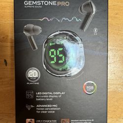 Wireless Bluetooth Earbuds with Noise Cancellation LED Display Charging Case 