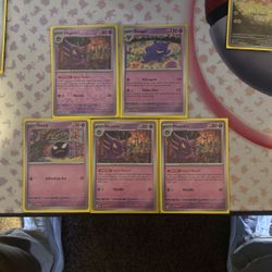 Gastly, Haunter, Gengar