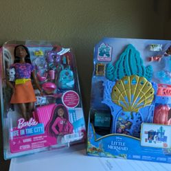 Barbie & Disney The Little Mermaid Ariel Dolls