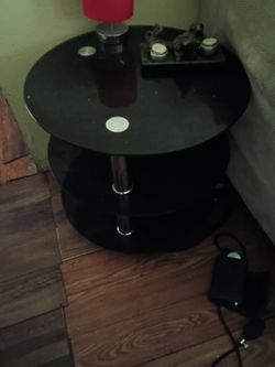 Glass Bar Matching Coffe table with 3 end glass tables set