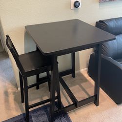 IKEA breakfast table and chair