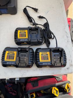 DEWALT 12/20 flexvolt chargers