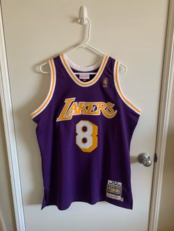 Kobe Bryant 8 Lakers 1996-97 Mitchell & Ness Authentic Purple Jersey 44 Large