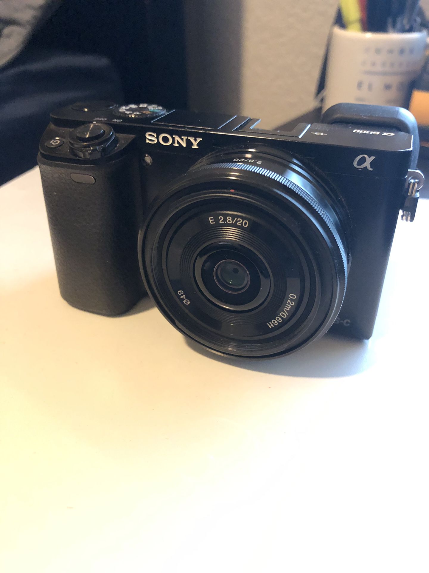 Sony A6000 with SEL20F28 lens