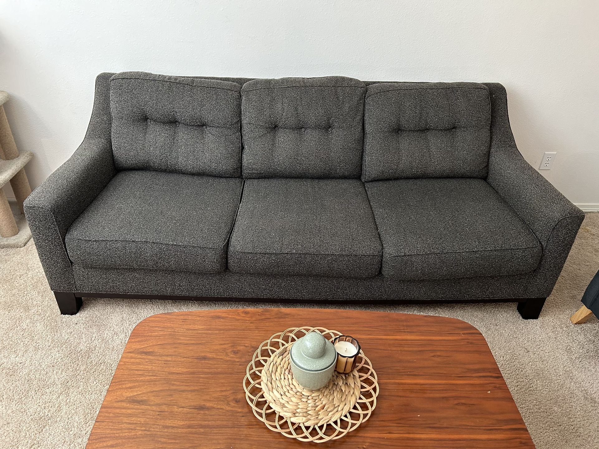 Cindy Crawford Couch, Dark Grey