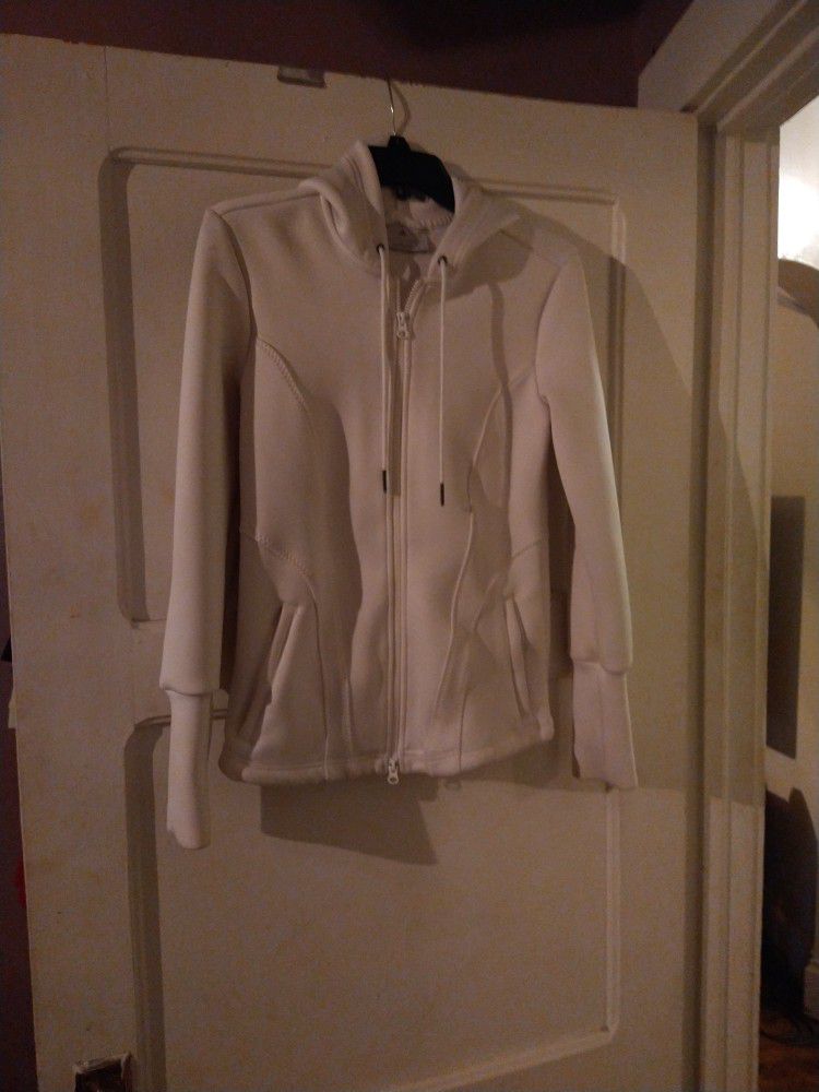 Stella McCartney Adidas White Jacket Women's Size S/M In Great Condition 