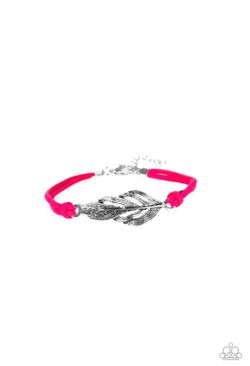 Paparazzi Pink Leaf Bracelet
