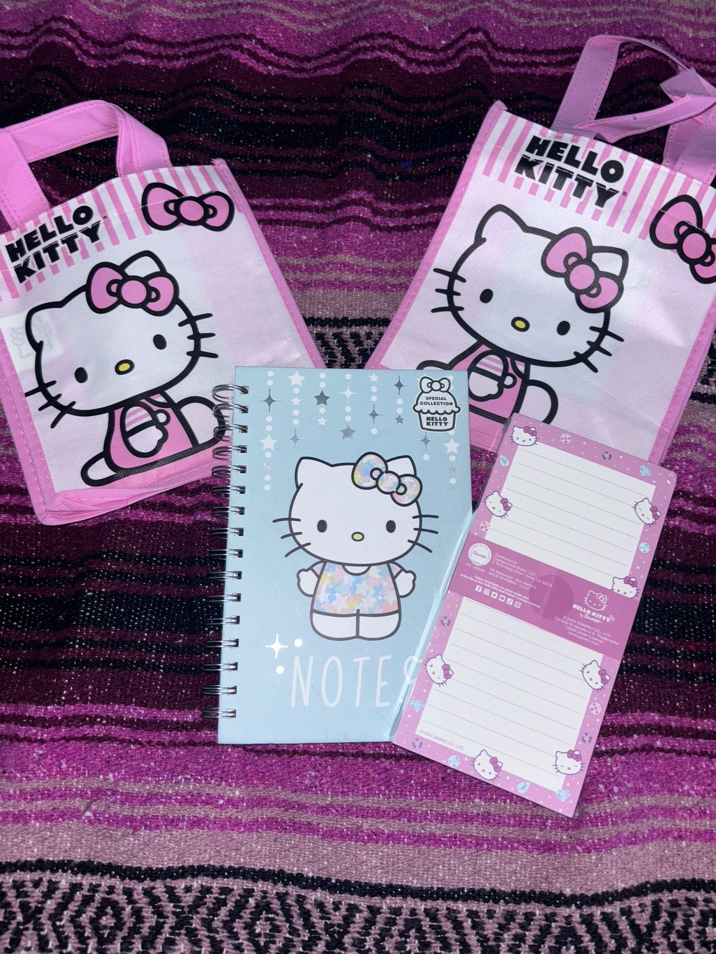 HELLO KITTY STATIONARY & BAGS