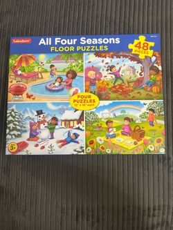 Lakeshore All Four Seasons 48pc Floor Puzzle