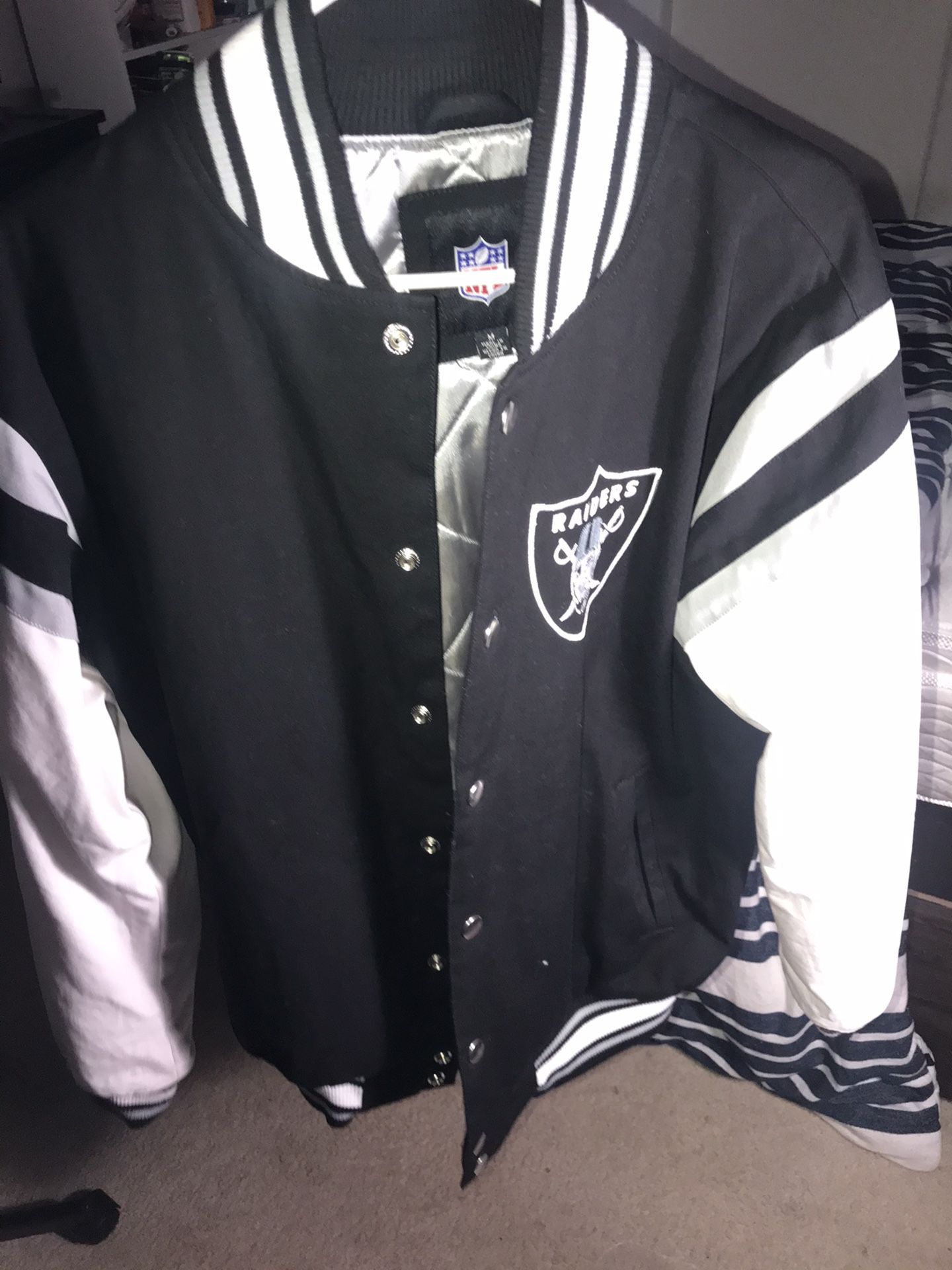 Raiders varsity jacket