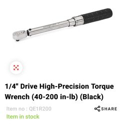 Snapon 1/4 Torque Wrench 