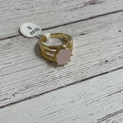 Gold Plated Zirconia Ring