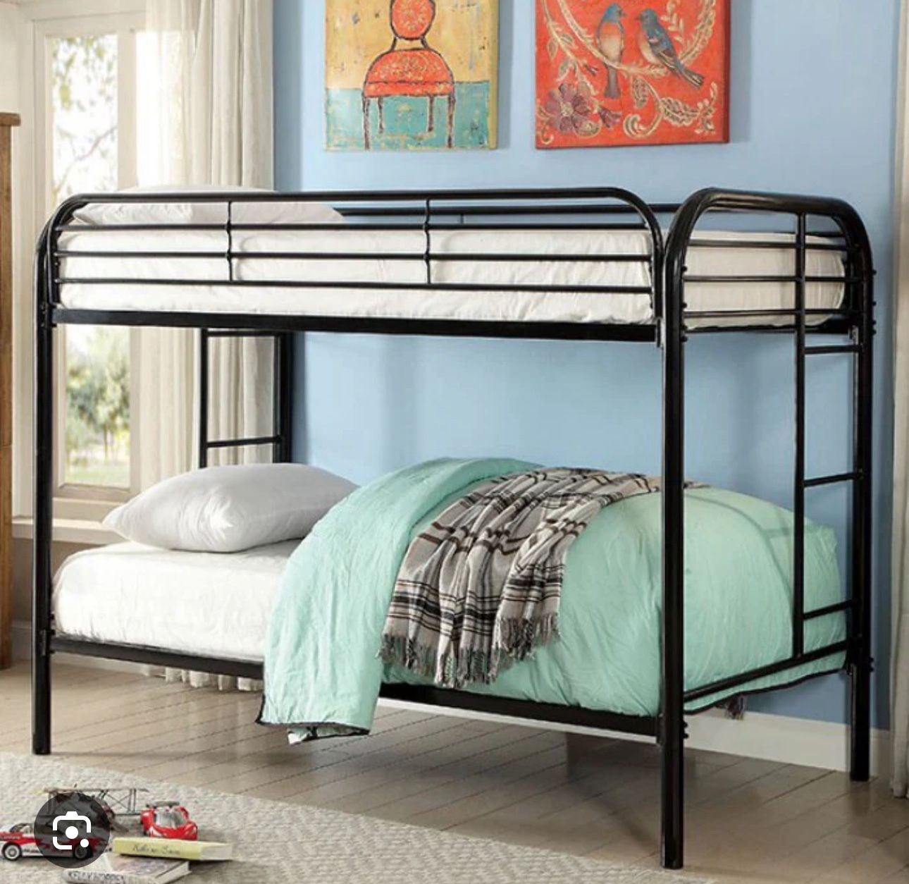 Twin/twin Bunk Bed. Mattress Included 