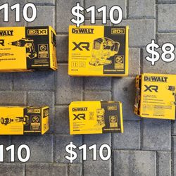 DEWALT 20V XR TOOLS SCREW GUN CUT-OUT  JIG SAW  ROUTER  HAMMER DRILL 