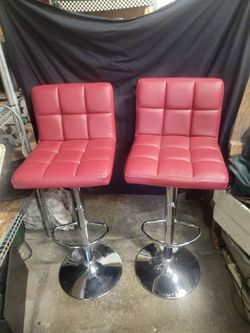 2 Bar stools Chairs .....