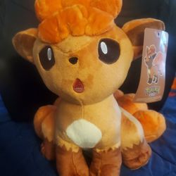 Pokemon Vulpix Plush Soft Stuffed Doll Toys Cute Collectible 10 Inch Kids
