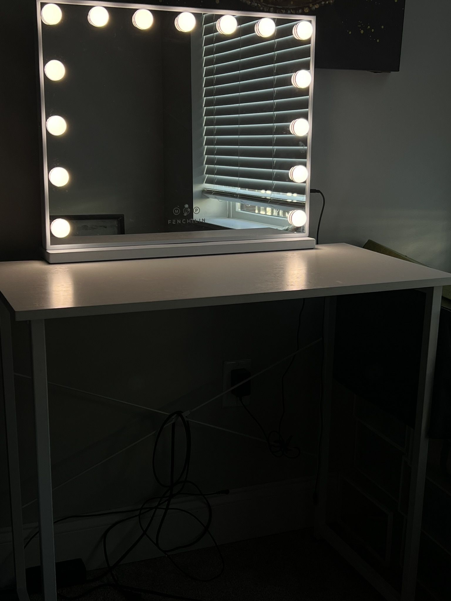 Vanity Mirror W Desk