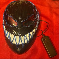 Venom LED Light-Up Halloween Costume Mask