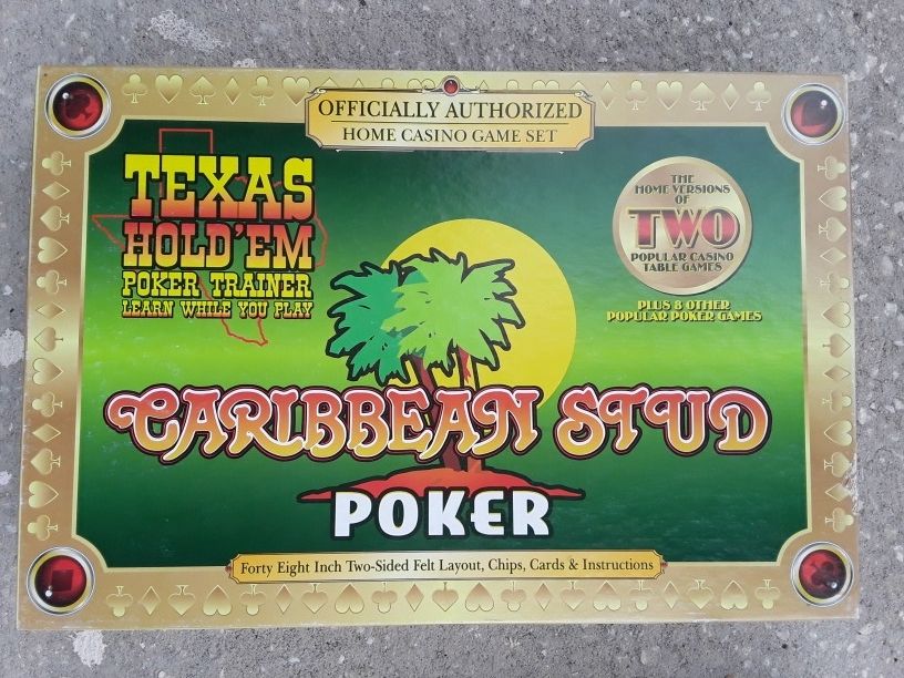 Texas Hold Em Poker Trainer Game With Caribbean Stud Poker